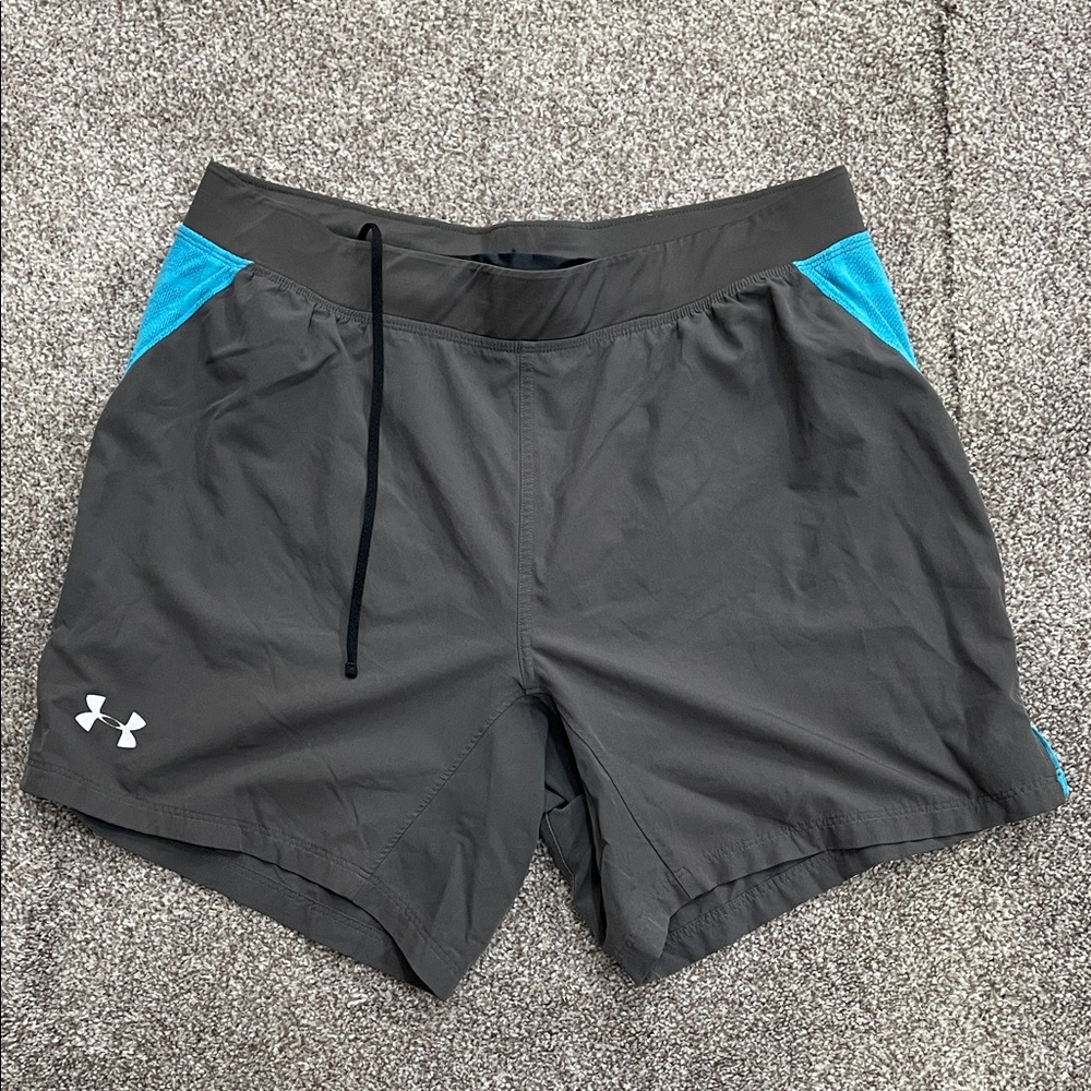 Under Armour Men's Athletic Shorts - Black and Blue